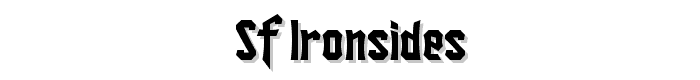 SF Ironsides font